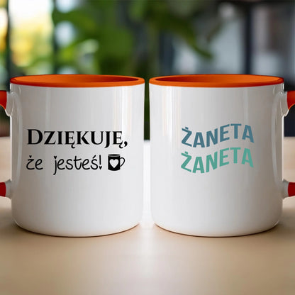 Personalizowany kubek z napisem #321