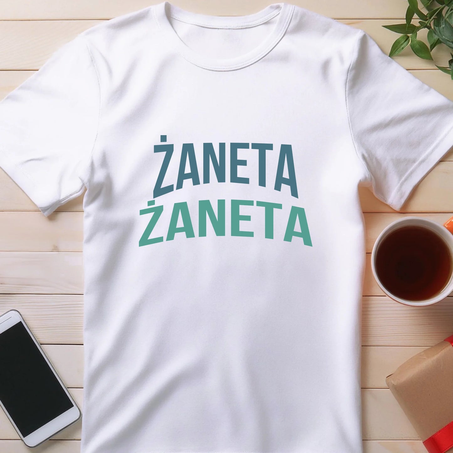 Personalizowana koszulka z napisem #322