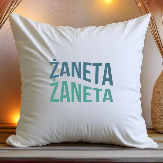 Personalizowana poduszka z napisem #323