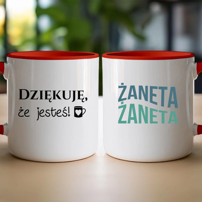 Personalizowany kubek z napisem #323