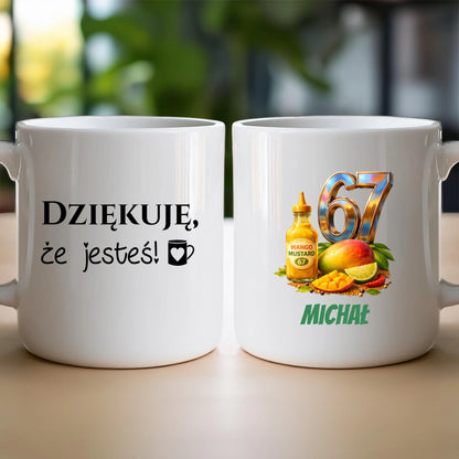 Kubek personalizowany - six seven #6767