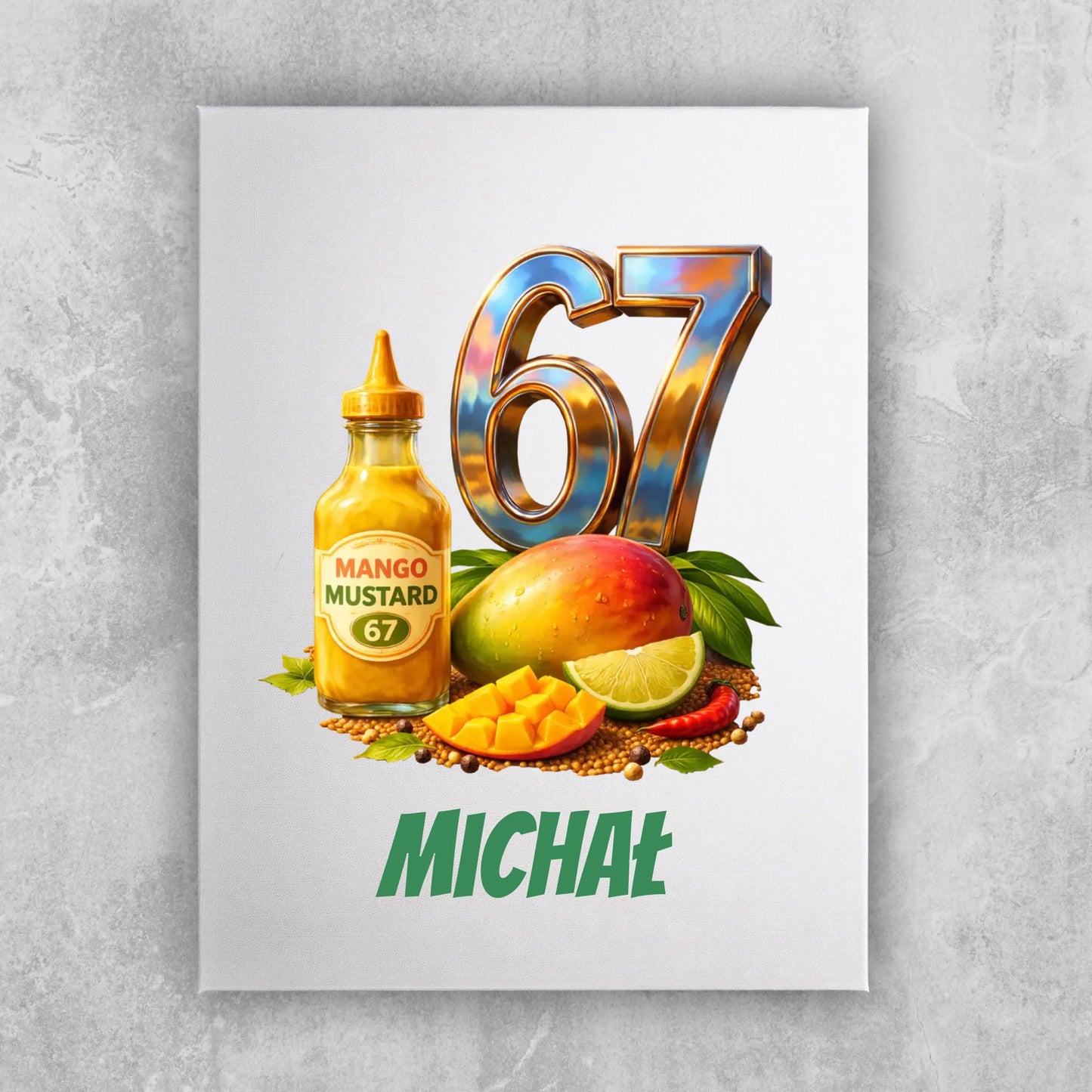 Obraz personalizowany - six seven #6767