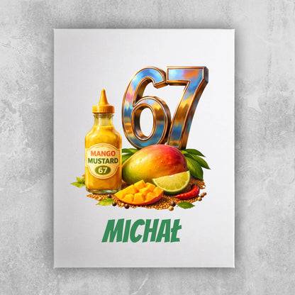Obraz personalizowany - six seven #6767