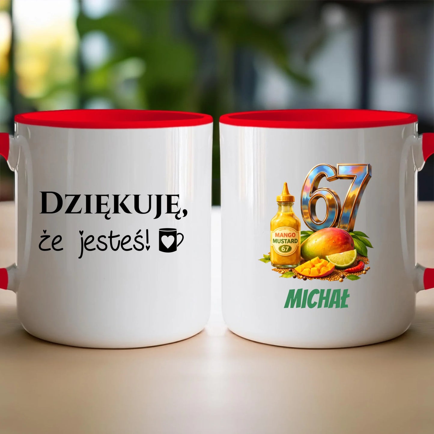 Kubek personalizowany - six seven #6767