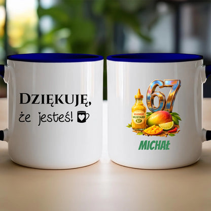 Kubek personalizowany - six seven #6767