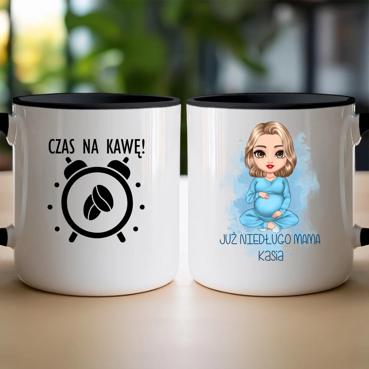 Kubek personalizowany dla kobiety - przyszła mama #520