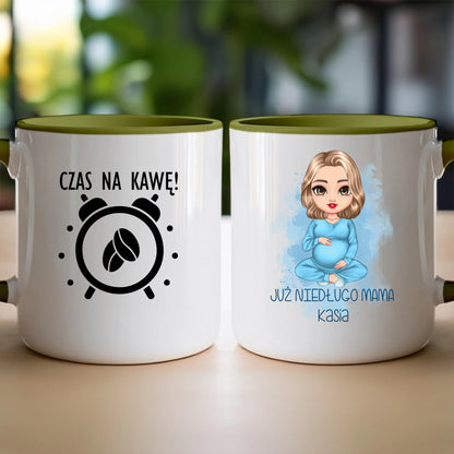 Kubek personalizowany dla kobiety - przyszła mama #520