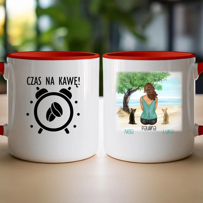 Kubek personalizowany dla Kobiety - psy i koty #519