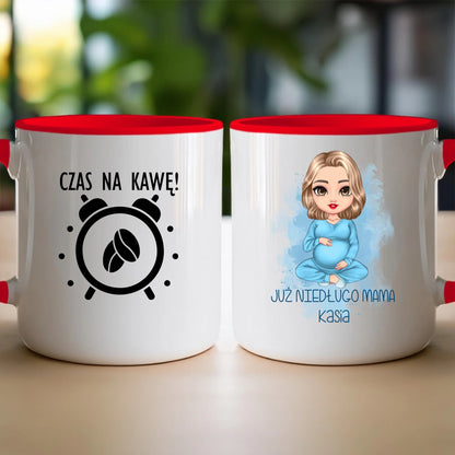 Kubek personalizowany dla kobiety - przyszła mama #520