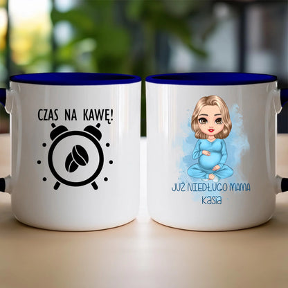 Kubek personalizowany dla kobiety - przyszła mama #520