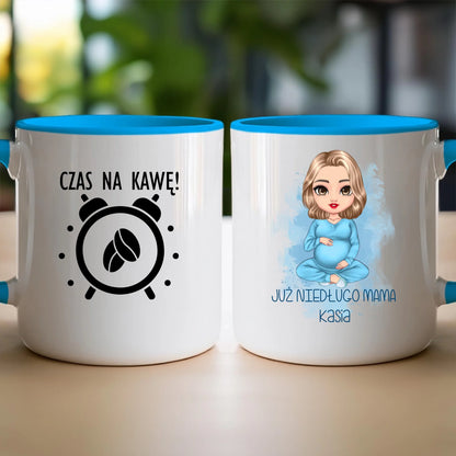 Kubek personalizowany dla kobiety - przyszła mama #520