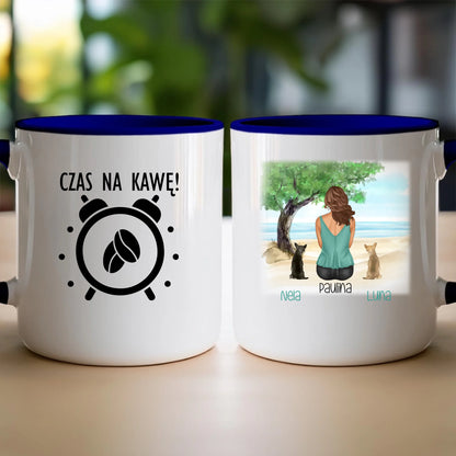 Kubek personalizowany dla Kobiety - psy i koty #519