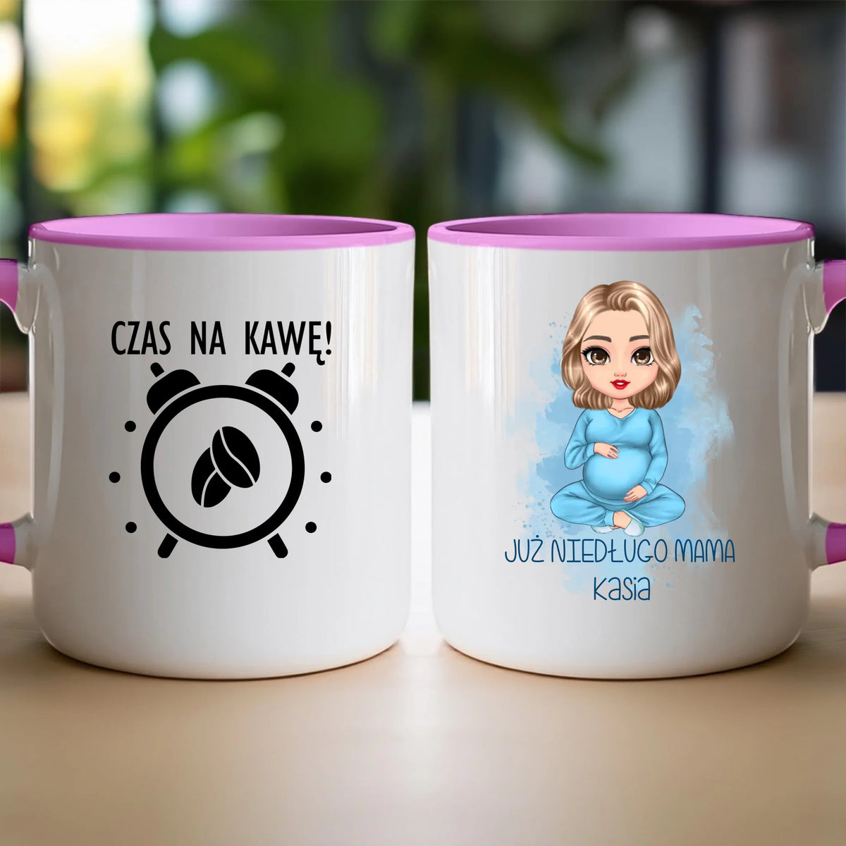 Kubek personalizowany dla kobiety - przyszła mama #520