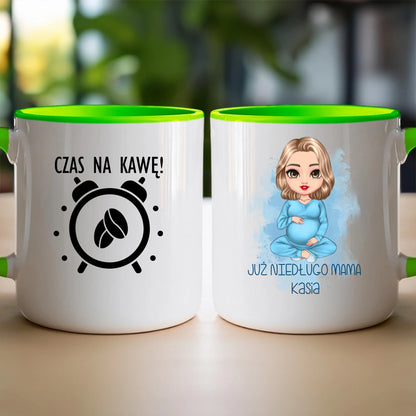 Kubek personalizowany dla kobiety - przyszła mama #520
