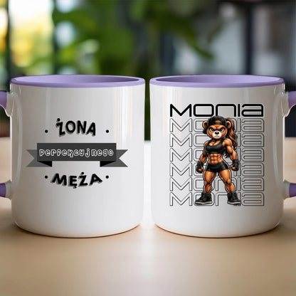 Kubek dla dziewczyny - silna misia #368