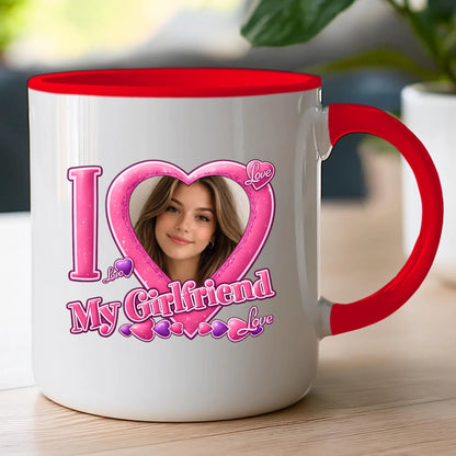 Kubek z własnym zdjęciem - I Love My Girlfriend