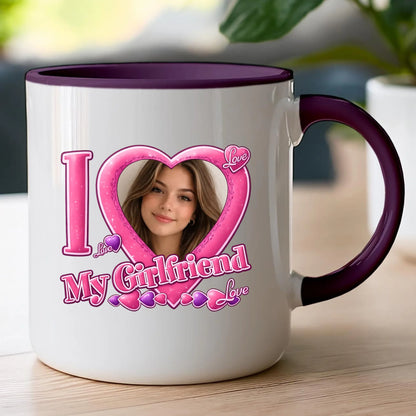 Kubek z własnym zdjęciem - I Love My Girlfriend