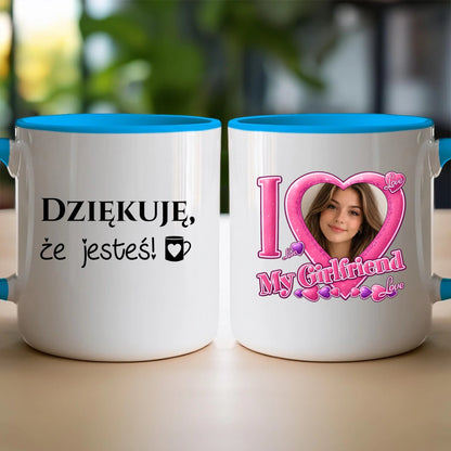 Kubek z własnym zdjęciem - I Love My Girlfriend