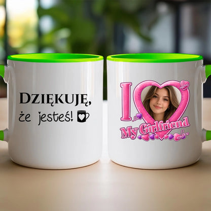 Kubek z własnym zdjęciem - I Love My Girlfriend
