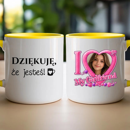 Kubek z własnym zdjęciem - I Love My Girlfriend