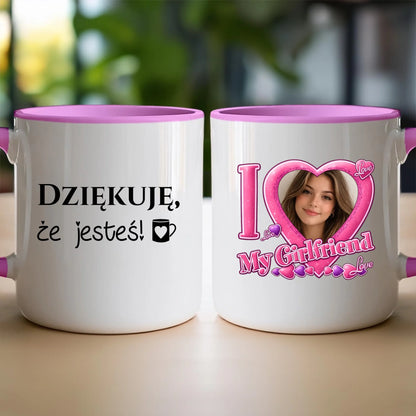 Kubek z własnym zdjęciem - I Love My Girlfriend