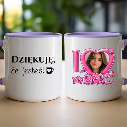 Kubek z własnym zdjęciem - I Love My Girlfriend