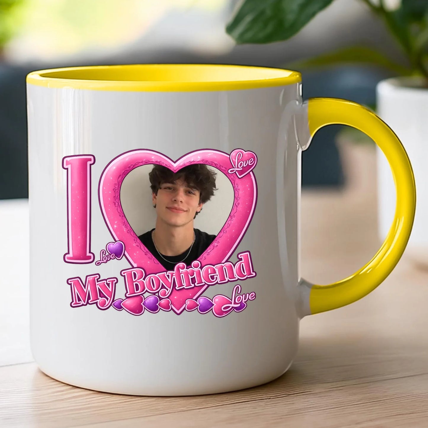 Kubek z własnym zdjęciem - I Love My Boyfriend