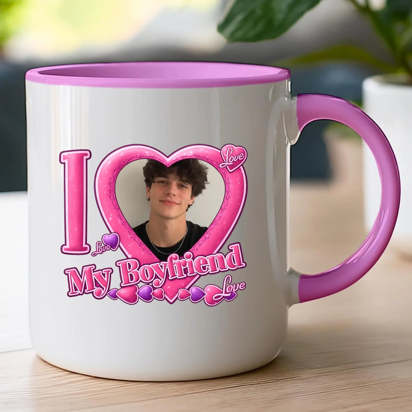Kubek z własnym zdjęciem - I Love My Boyfriend