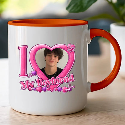 Kubek z własnym zdjęciem - I Love My Boyfriend