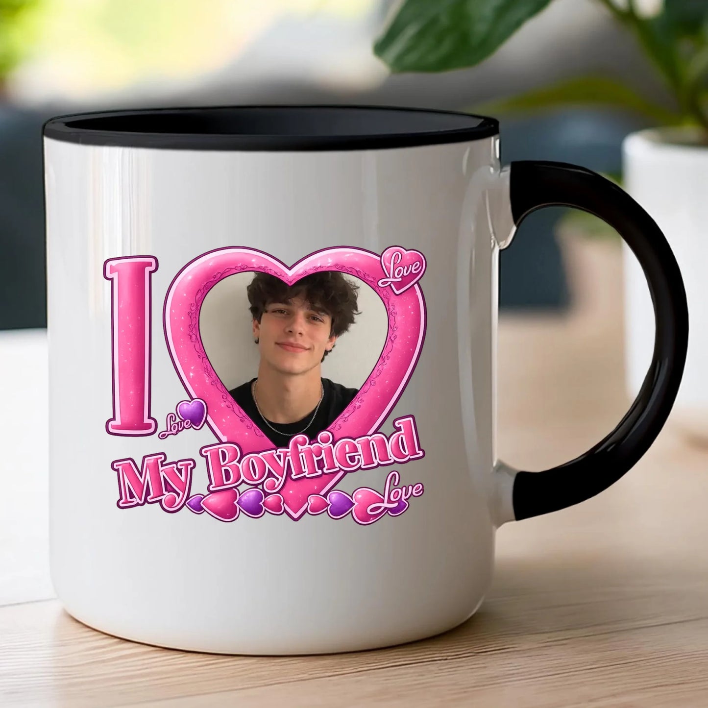 Kubek z własnym zdjęciem - I Love My Boyfriend