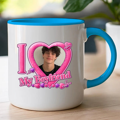 Kubek z własnym zdjęciem - I Love My Boyfriend