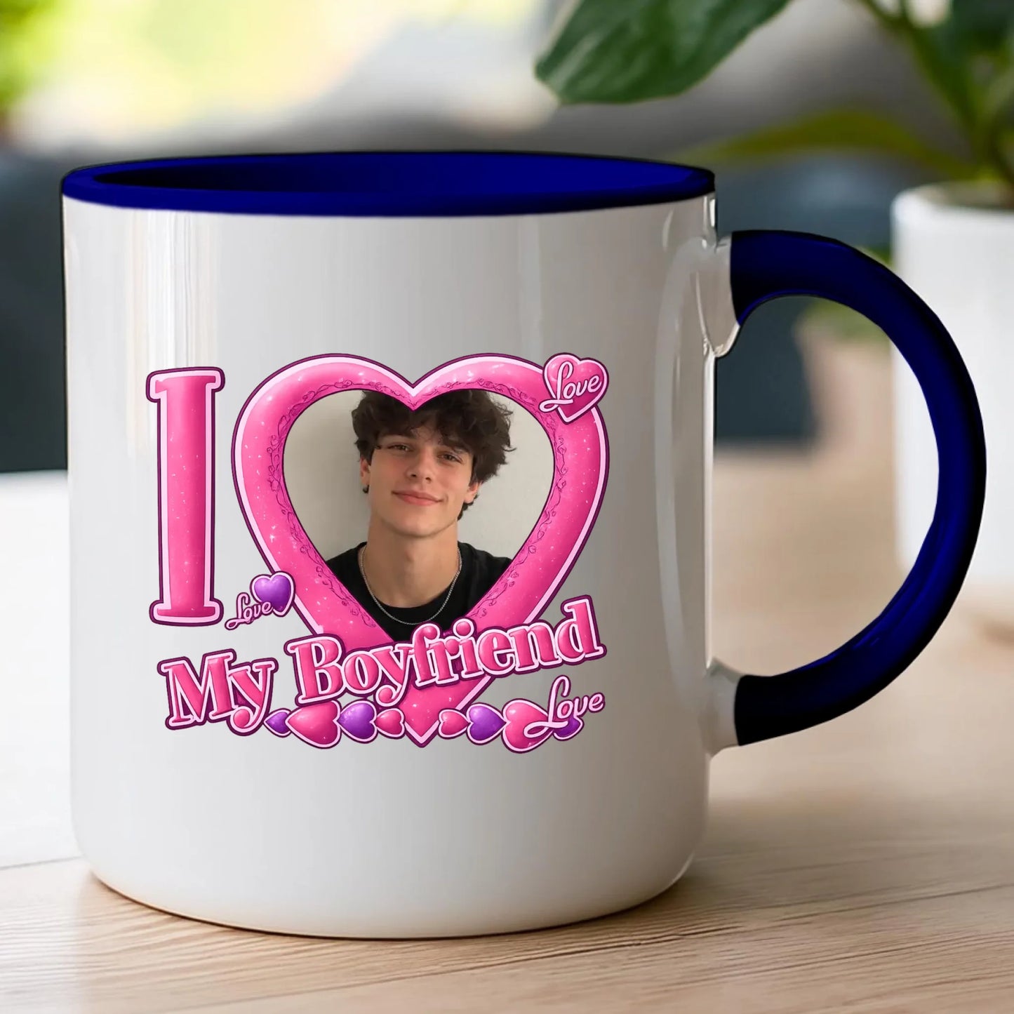 Kubek z własnym zdjęciem - I Love My Boyfriend