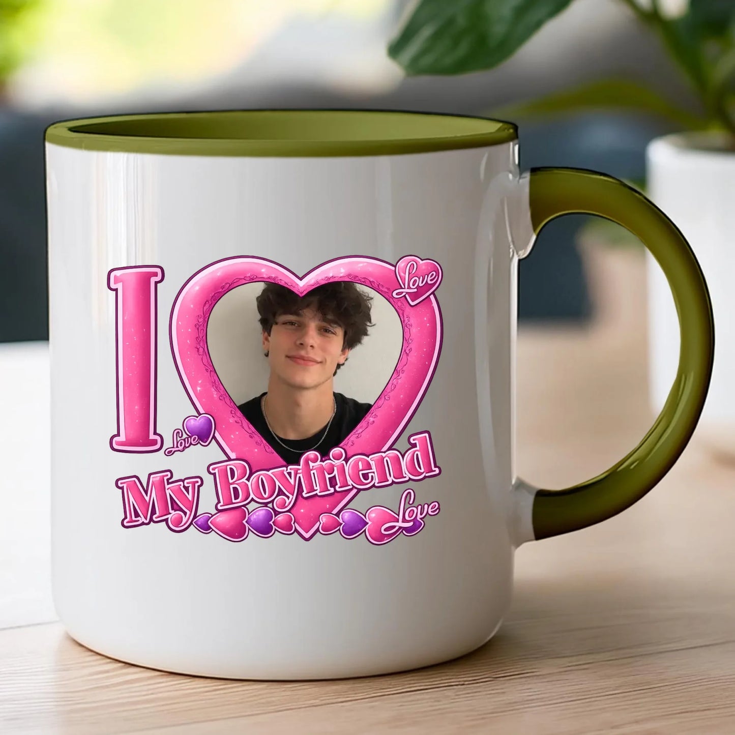 Kubek z własnym zdjęciem - I Love My Boyfriend
