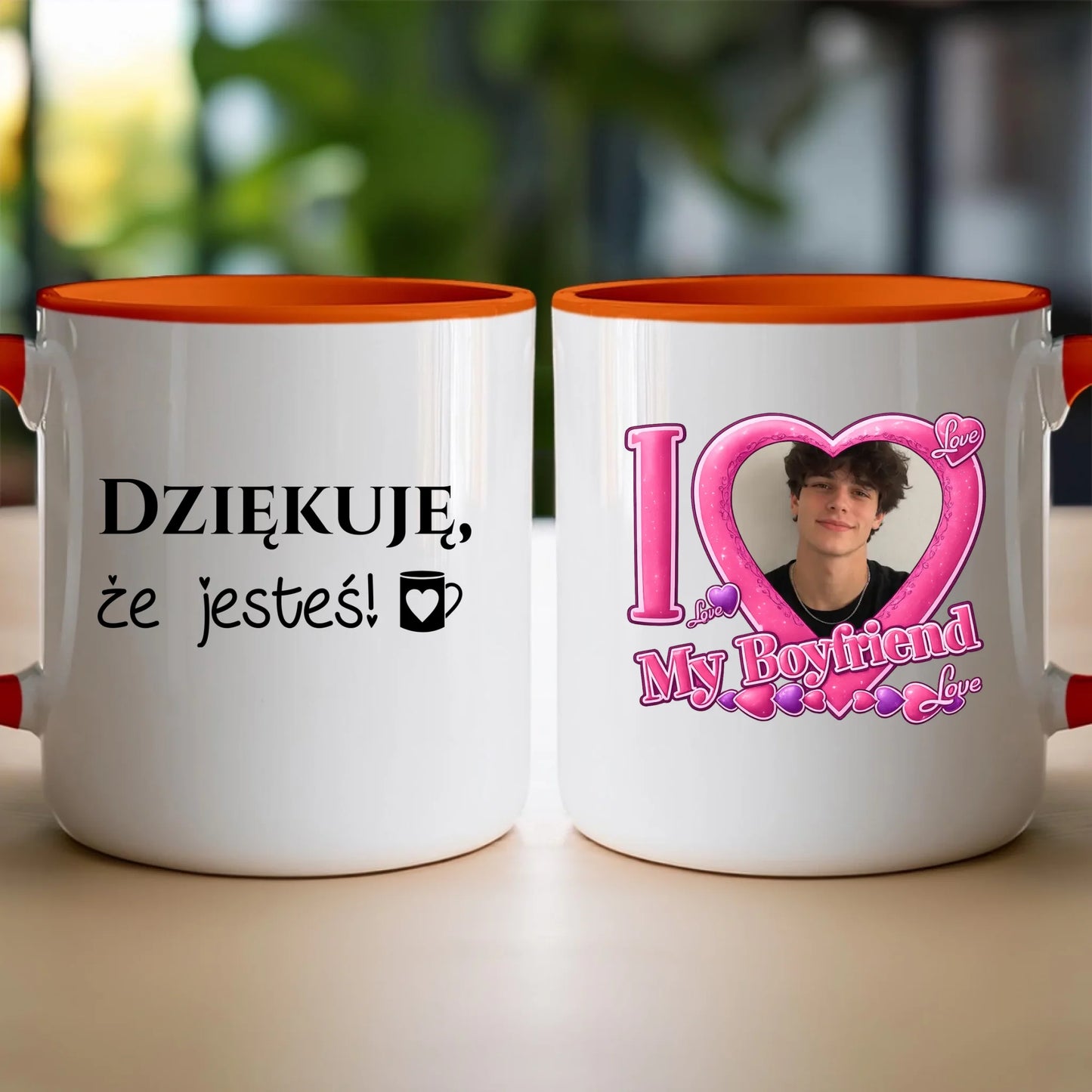 Kubek z własnym zdjęciem - I Love My Boyfriend