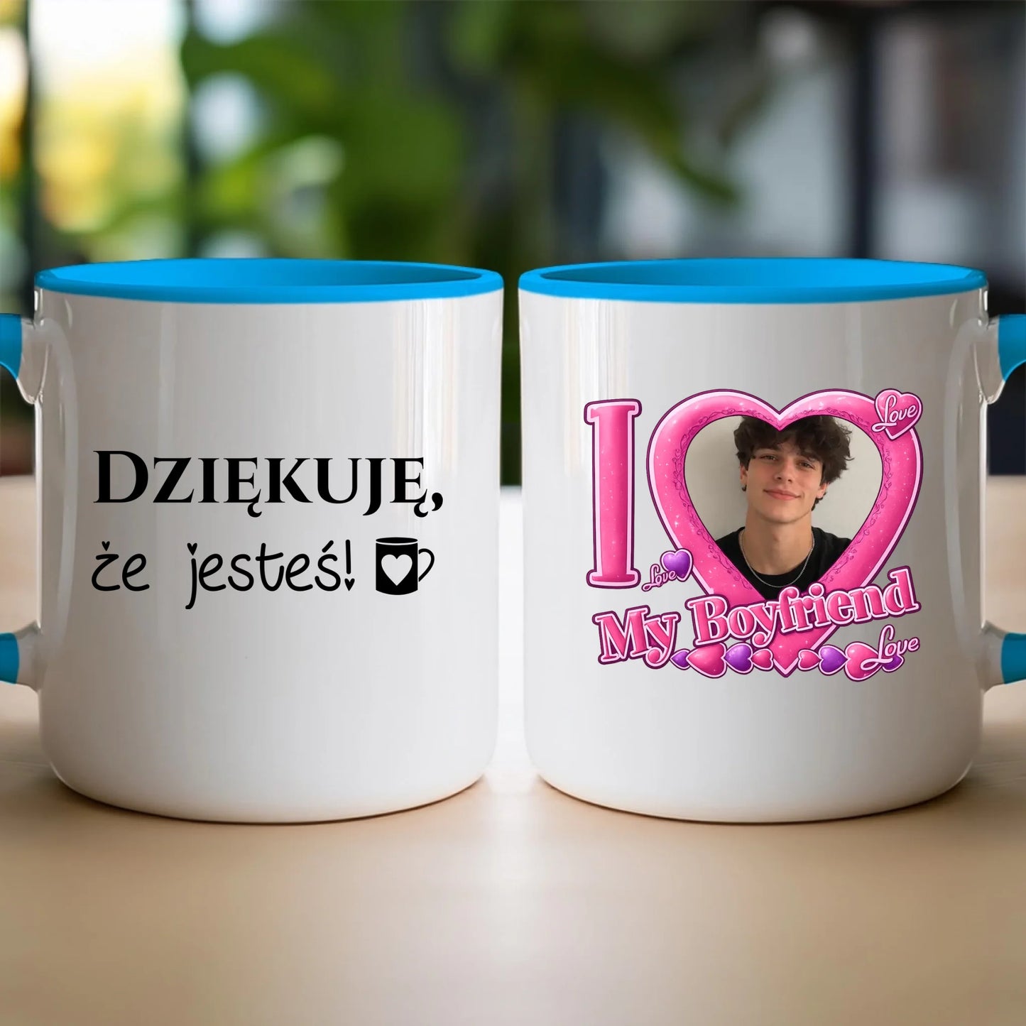 Kubek z własnym zdjęciem - I Love My Boyfriend