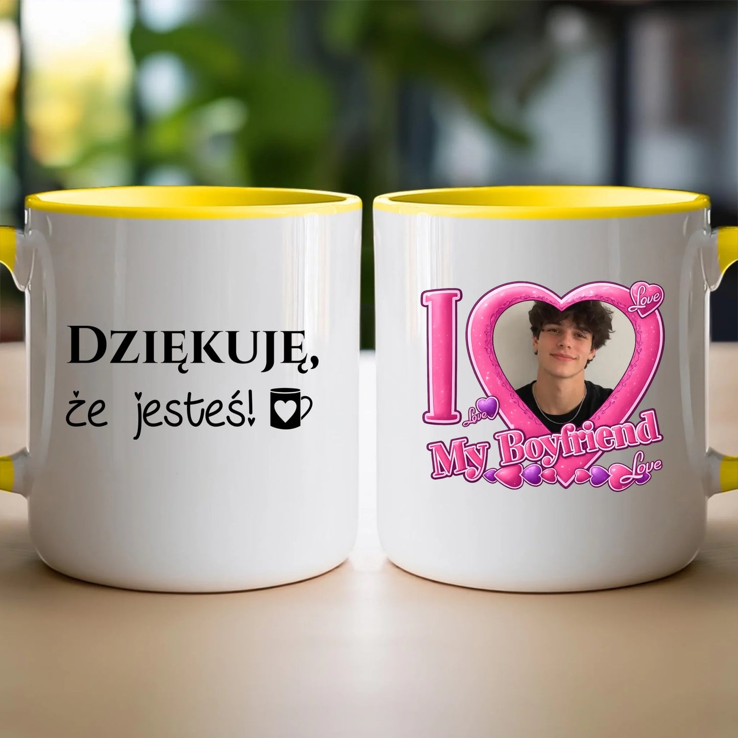 Kubek z własnym zdjęciem - I Love My Boyfriend