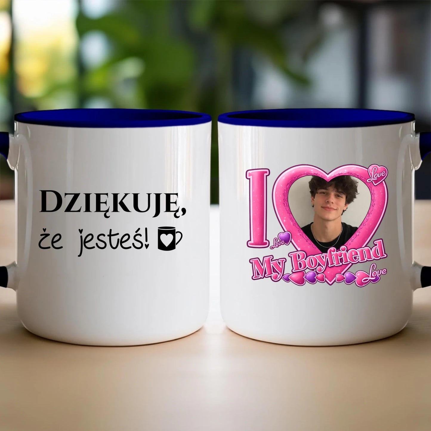 Kubek z własnym zdjęciem - I Love My Boyfriend