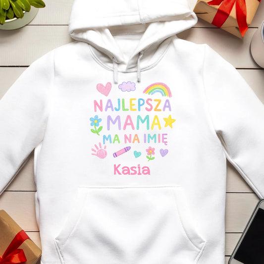 Bluza personalizowana dla mamy | NAJLEPSZA MAMA MA NA IMIĘ | #341