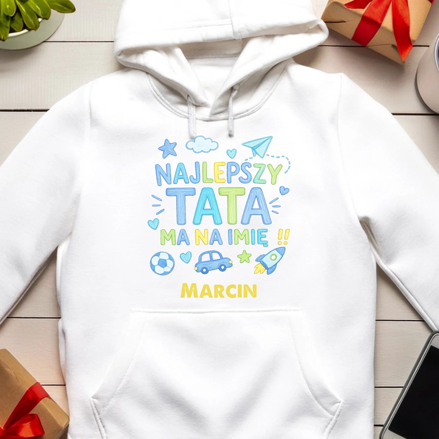 Bluza personalizowana dla taty | NAJLEPSZY TATA MA NA IMIĘ | #341