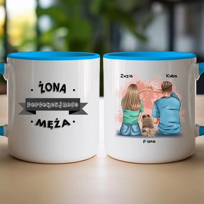 Kubek personalizowany dla par - piesek #66