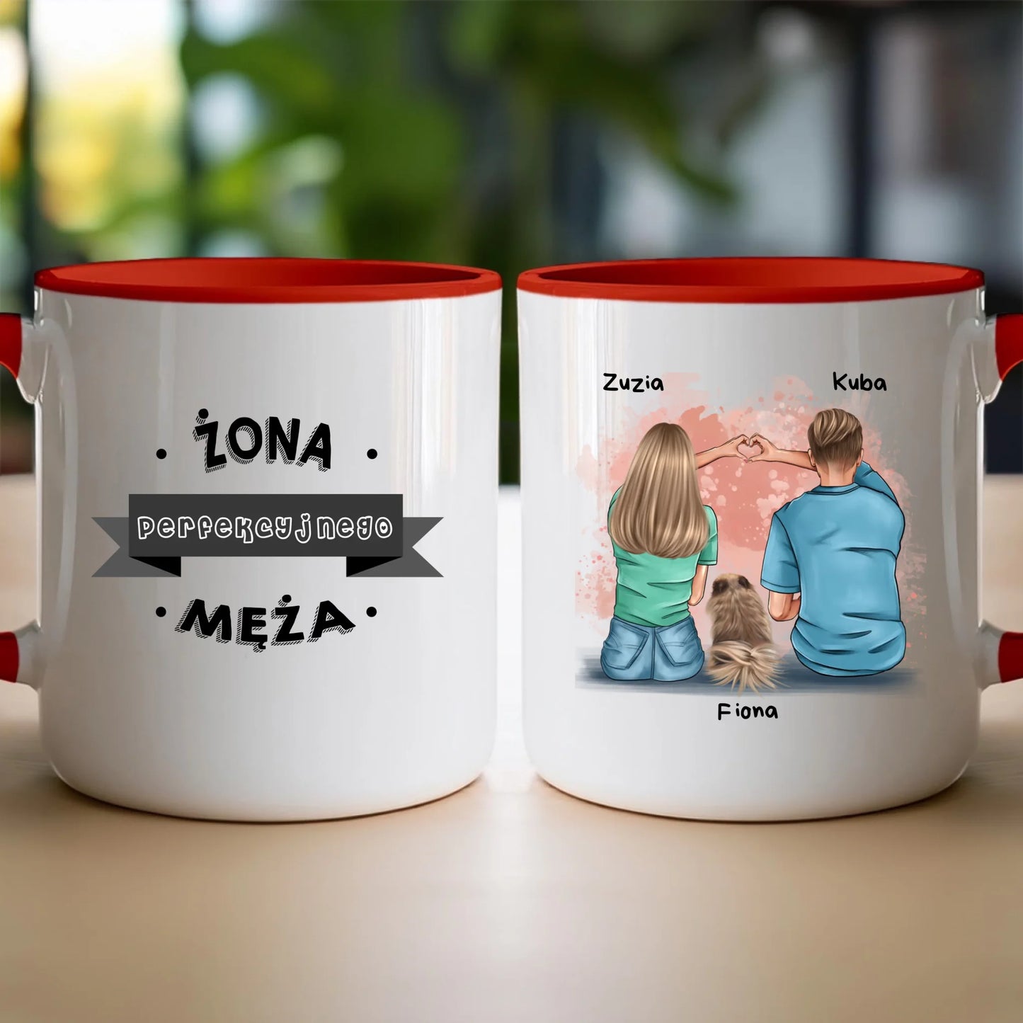 Kubek personalizowany dla par - piesek #66