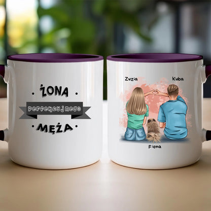 Kubek personalizowany dla par - piesek #66
