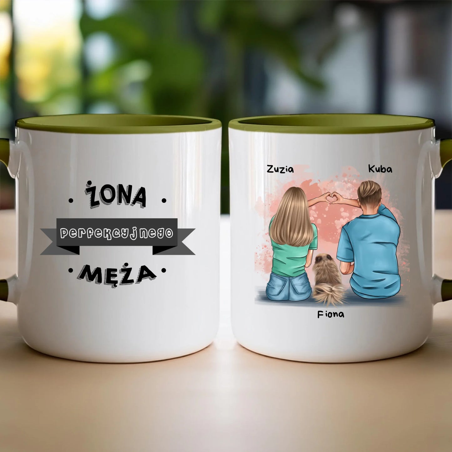 Kubek personalizowany dla par - piesek #66
