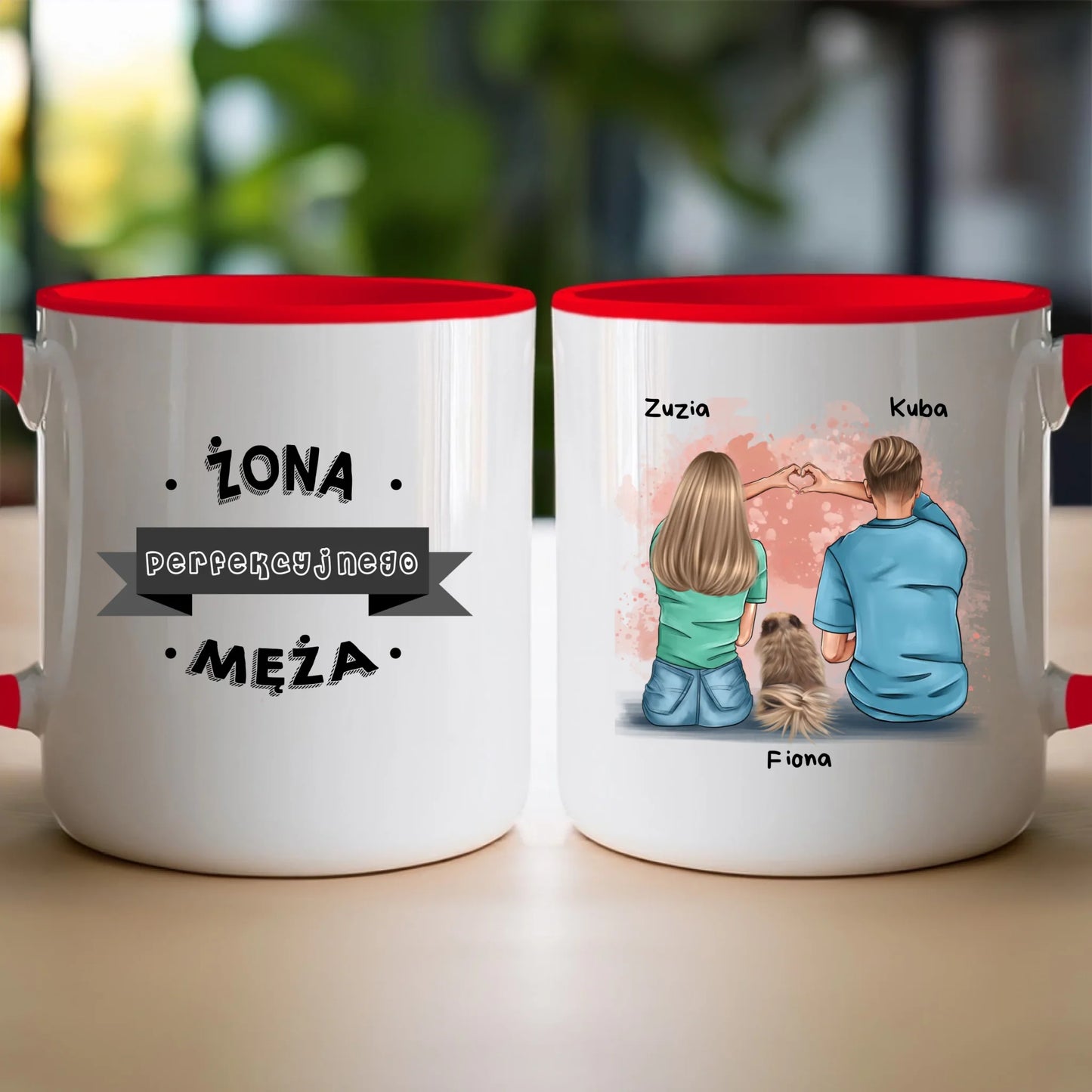 Kubek personalizowany dla par - piesek #66