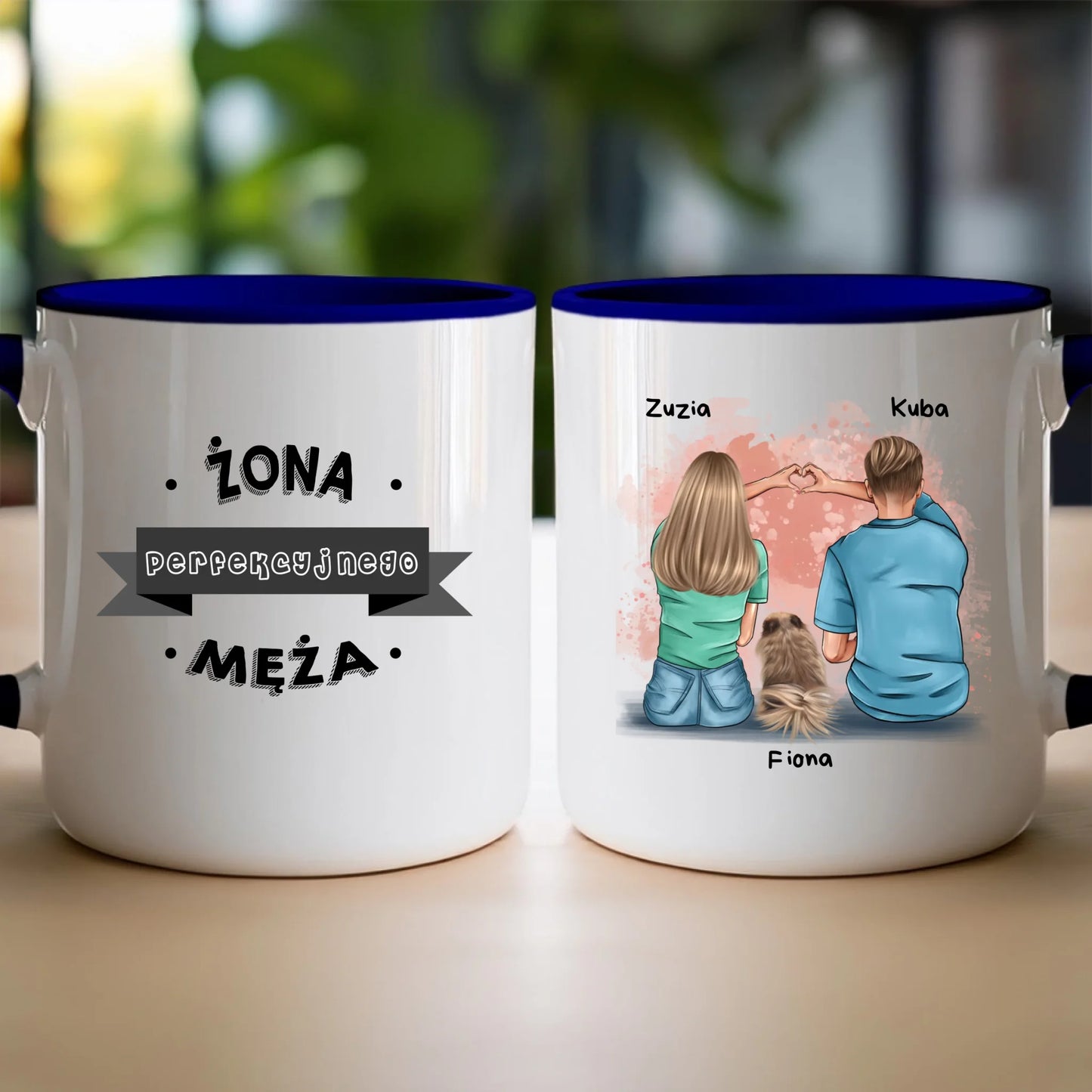Kubek personalizowany dla par - piesek #66