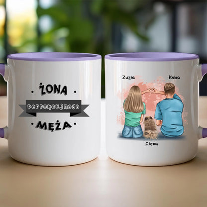 Kubek personalizowany dla par - piesek #66