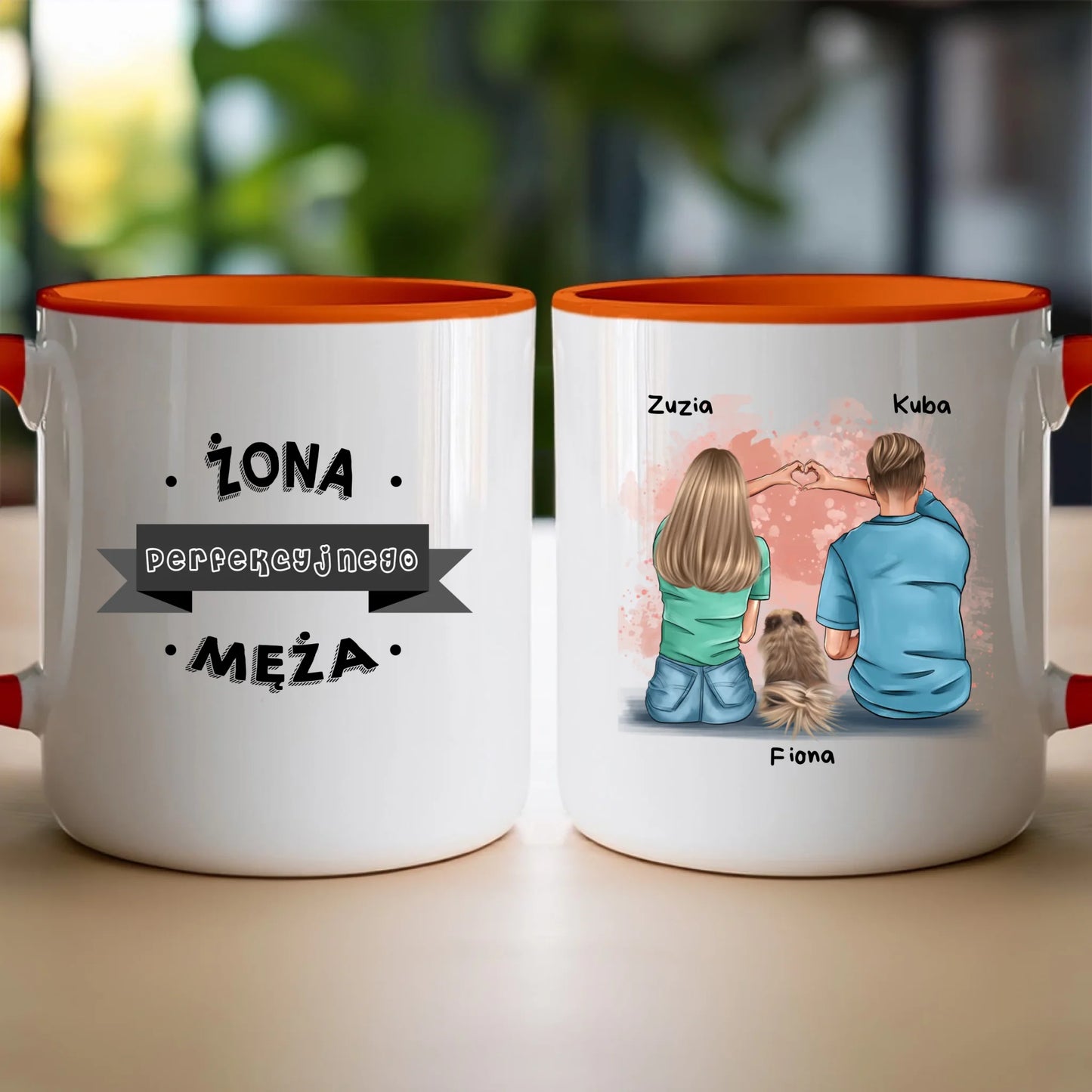Kubek personalizowany dla par - piesek #66