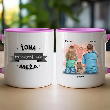 Kubek personalizowany dla par - piesek #66