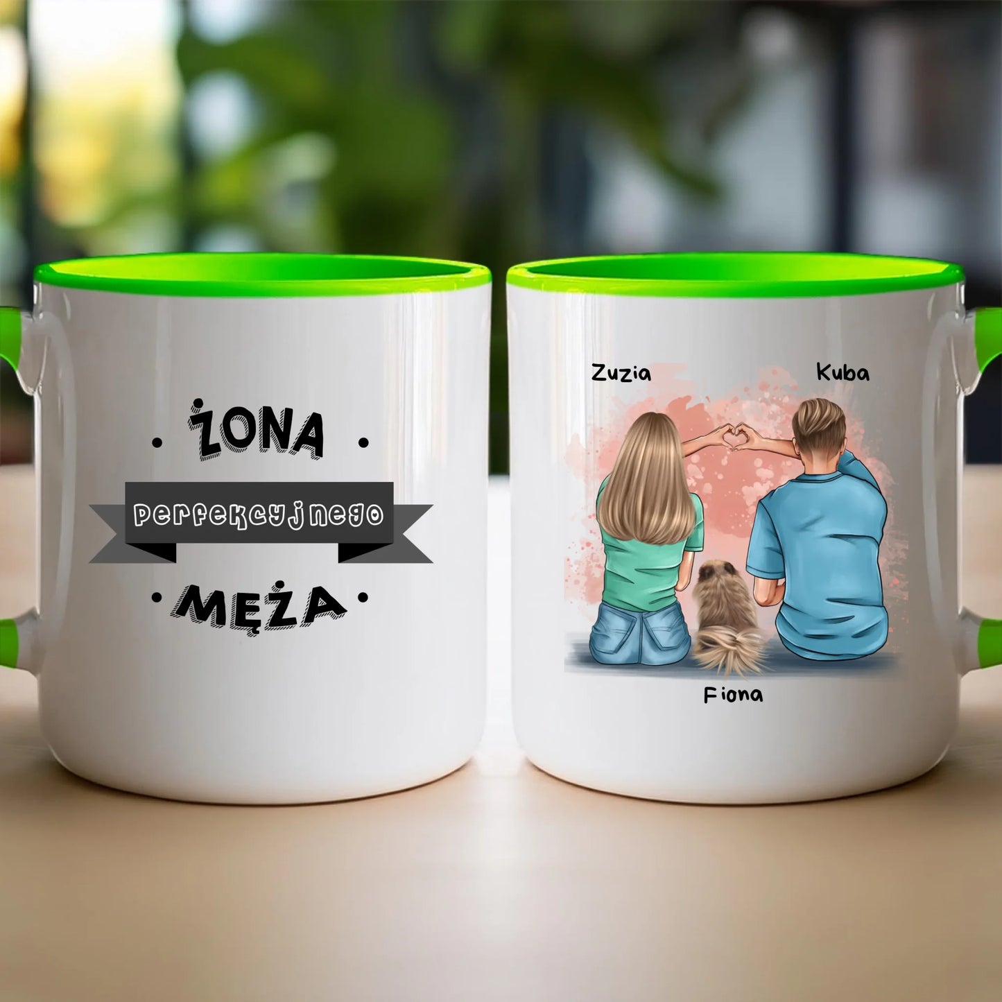 Kubek personalizowany dla par - piesek #66
