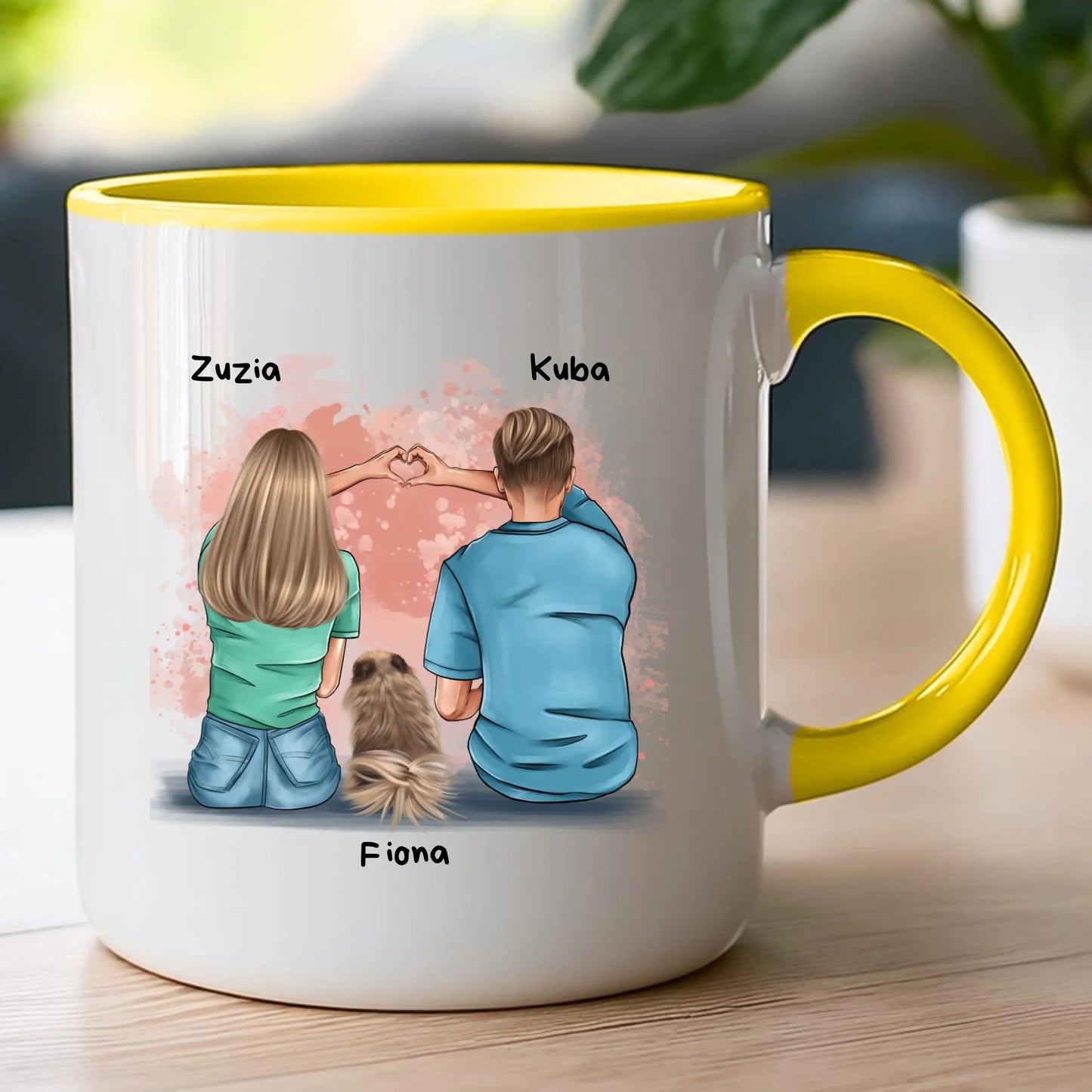 Kubek personalizowany dla par - piesek #66
